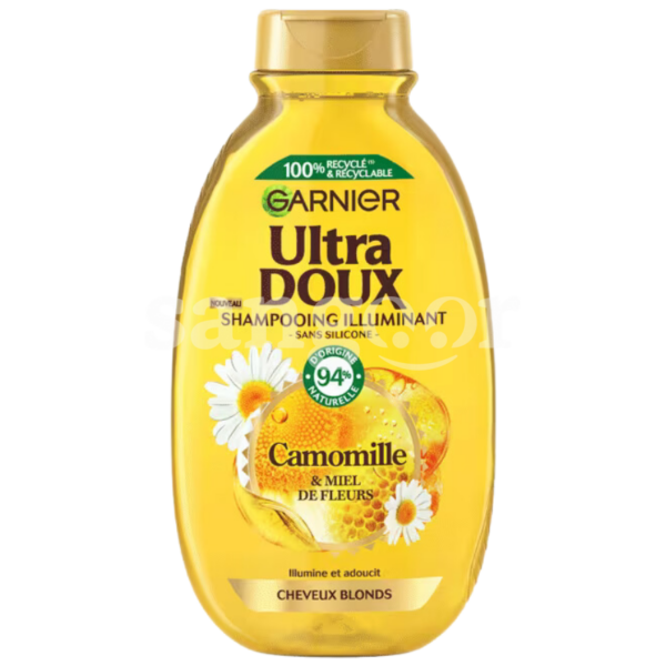 ULTRA-DOUX-SHAMPOING-400ML-CAMOMILLE-ET-MIEL-DE-FLEURS.png.Prix Tunisie