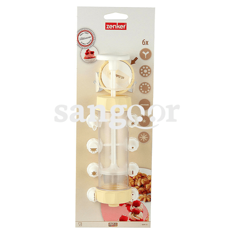 ZENKER SERINGUE A DECORER 6 DOUILLES 24CM ZENKER SERINGUE A DECORER 6 DOUILLES 24CM