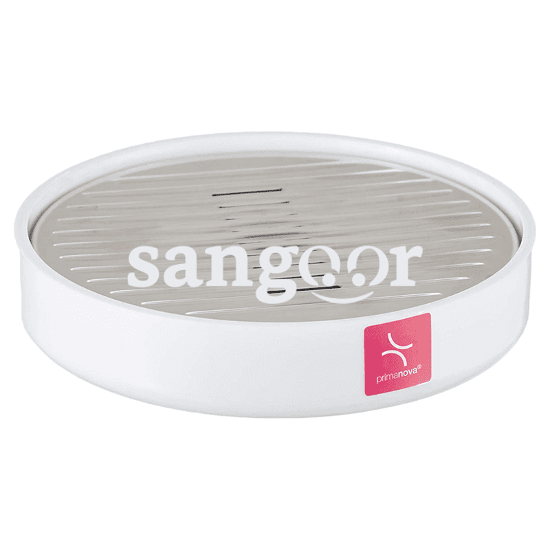 PRIMANOVA PORTE SAVON INOX BLANC LENOX PRIMANOVA PORTE SAVON INOX BLANC LENOX