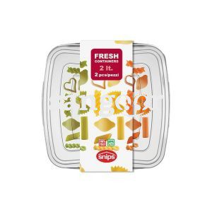 SNIPS CONTAINER CARRE DECORE 2L 2P
