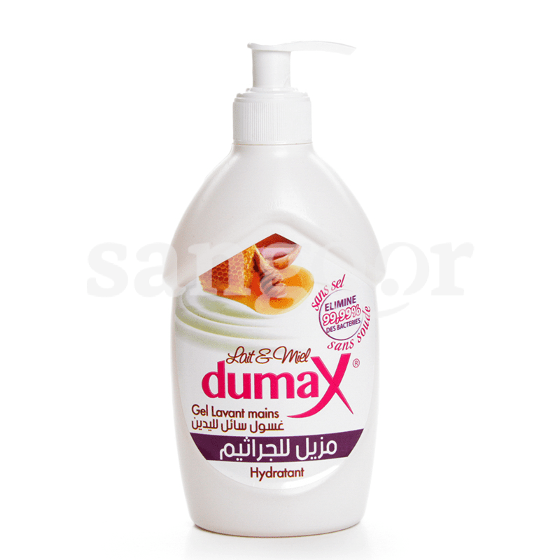 DUMAX SAVON LIQUIDE LAIT ET MIEL 400ML