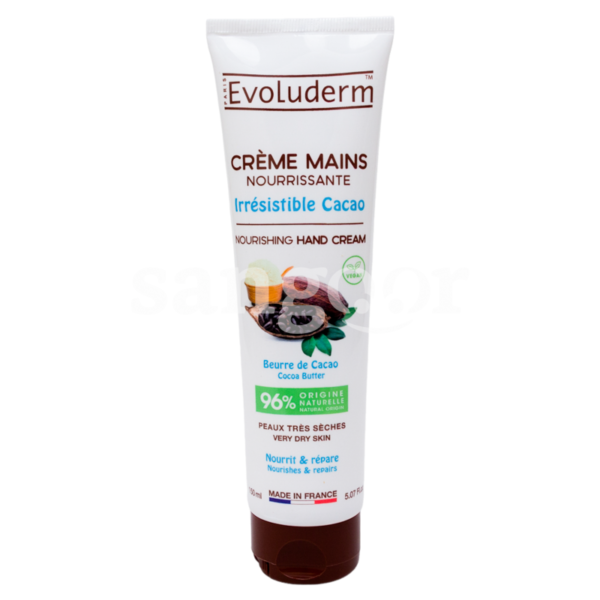 EVOLUDERM-CREME-MAINS-150ML-CACAO.png Prix Tunisie