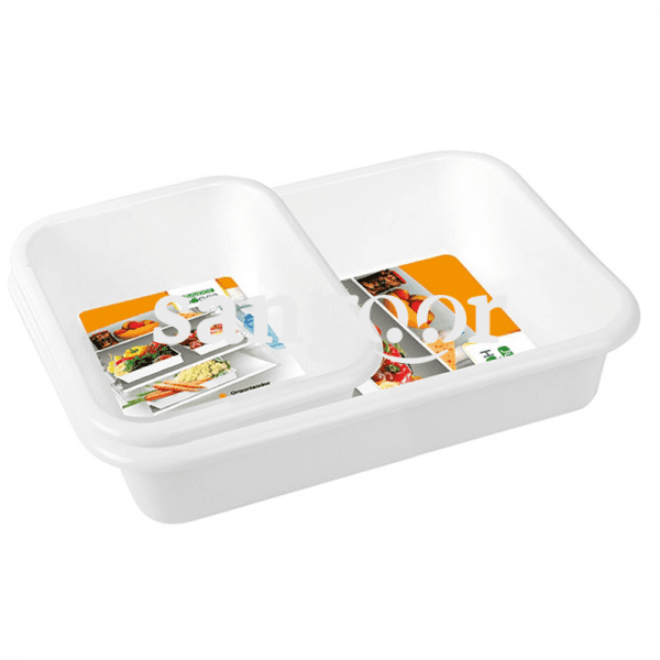 HOGAR BOX DE RANGEMENT RECTANGULAIRE OPAQUE 2P
