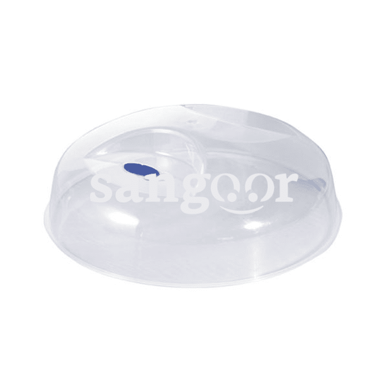 Couvercle Micro-ondes Transparent - Diamètre 30 Cm, Plastique, Pour éviter Les éclaboussures Et Garder Le Four Propre