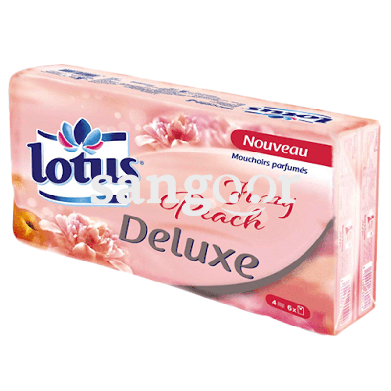 LOTUS-PAPIER-MOUCHOIRS-FUZZY-PEACH-6P