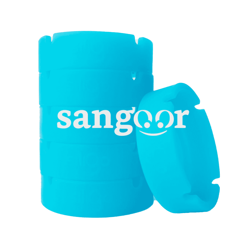 SILIGO-CENDRIER-FLUO-BLEU