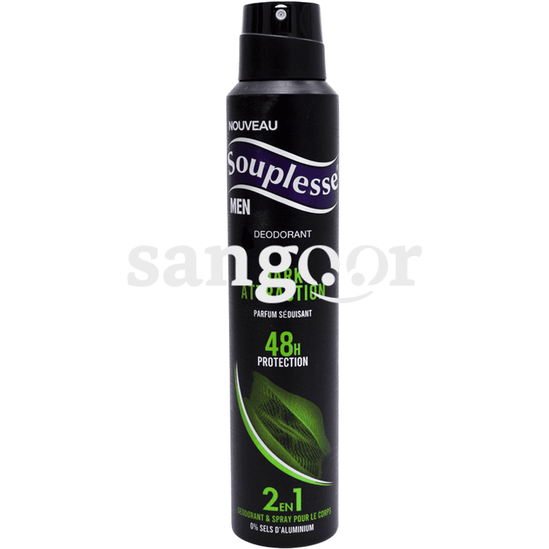 SOUPLESSE DEODORANT 200ML DARK ATTRACTION SOUPLESSE DEODORANT 200ML DARK ATTRACTION