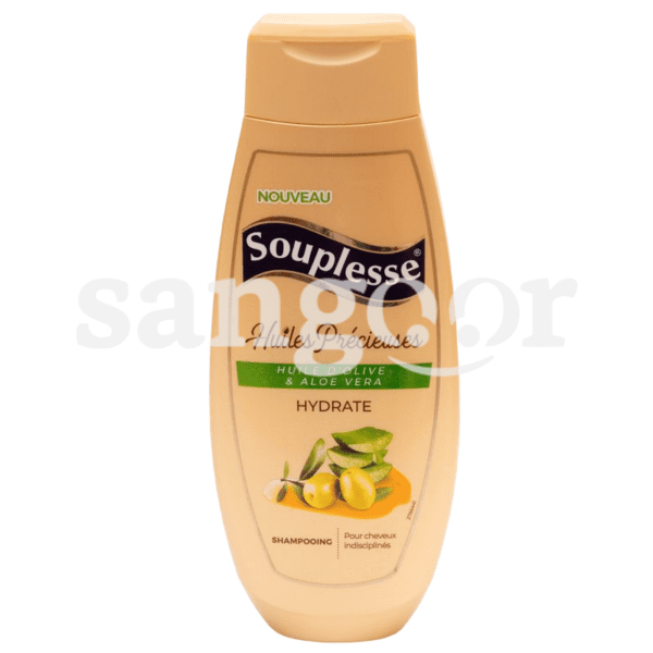 SOUPLESSE SHAMPOING 350ML HUILE OLIVE ALOE VERA