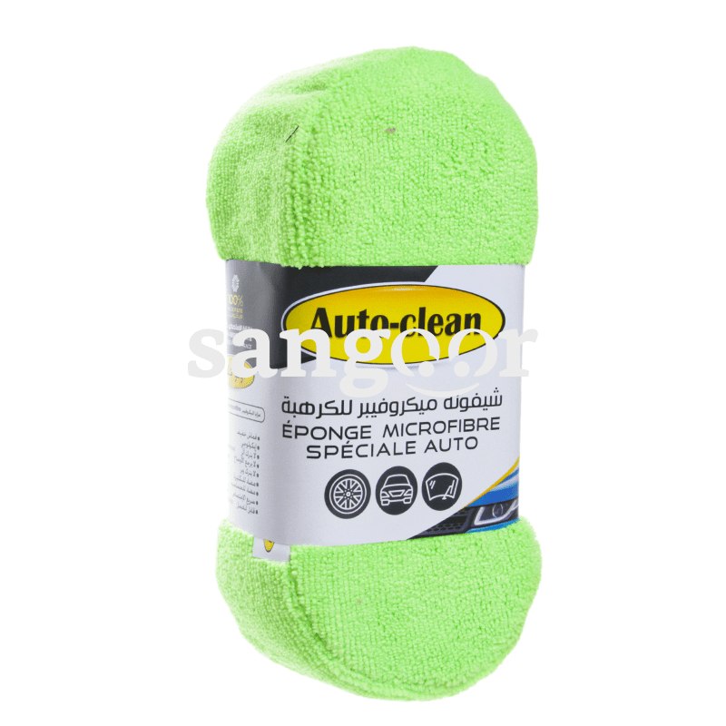 AUTO-CLEAN-EPONGE-MICROFIBRE-VERT-SPECIAL-AUTO