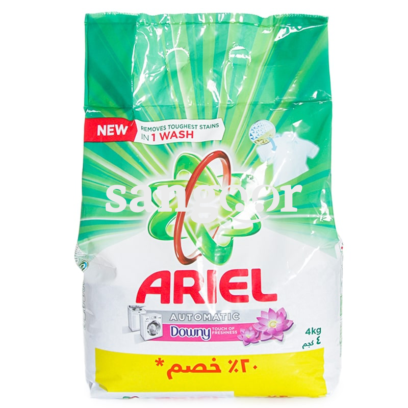 ARIEL POUDRE MACHINE DOWNY POLYBAG 4KG