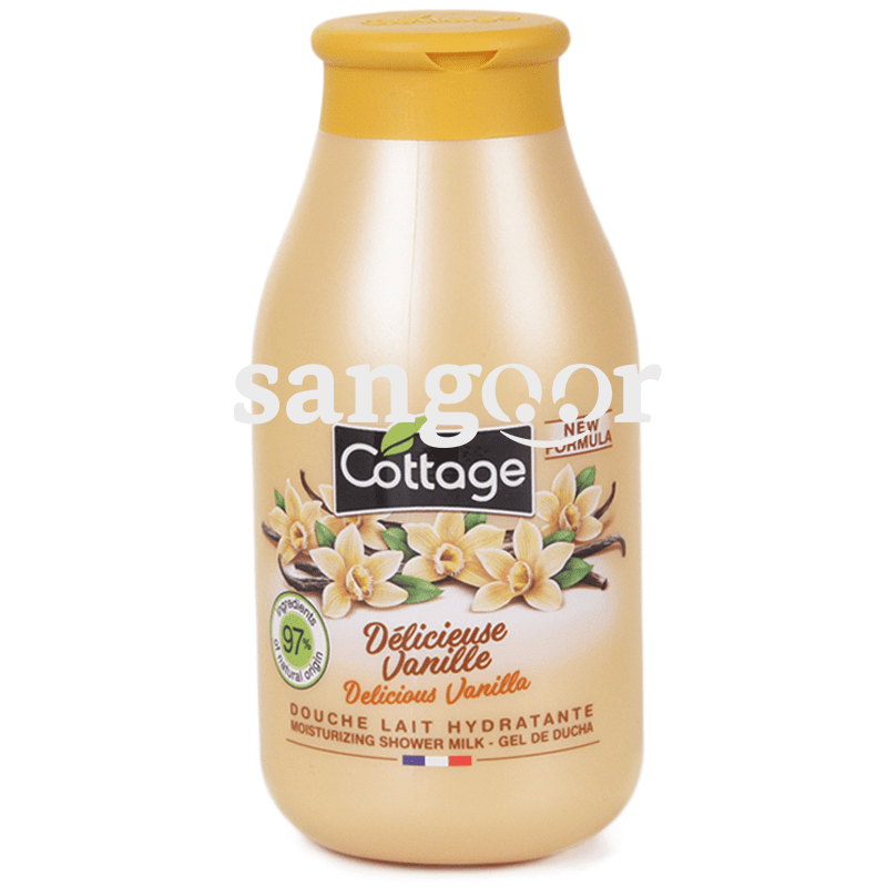 COTTAGE GEL DOUCHE LAIT DELICIEUSE VANILLE 250ML