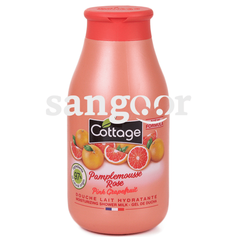 COTTAGE GEL DOUCHE LAIT PAMPLEMOUSSE ROSE 250ML