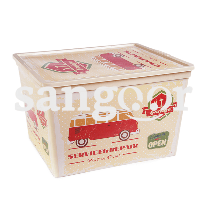 KIS BOX DE RANGEMENT STYLE GARGE 55 38.5 27L