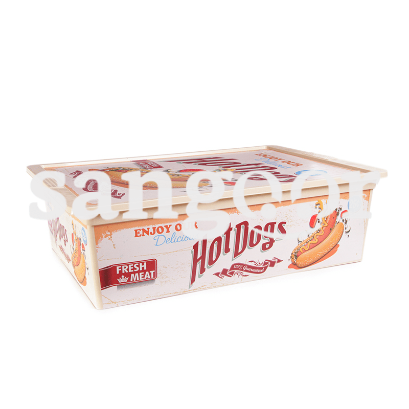 KIS BOX DE RANGEMENT STYLE HOT DOGS 27L