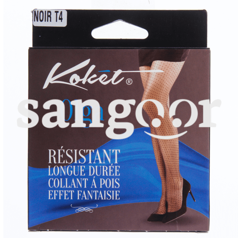 KOKET COLLANT PETIT POINT OLGA NOIR T4