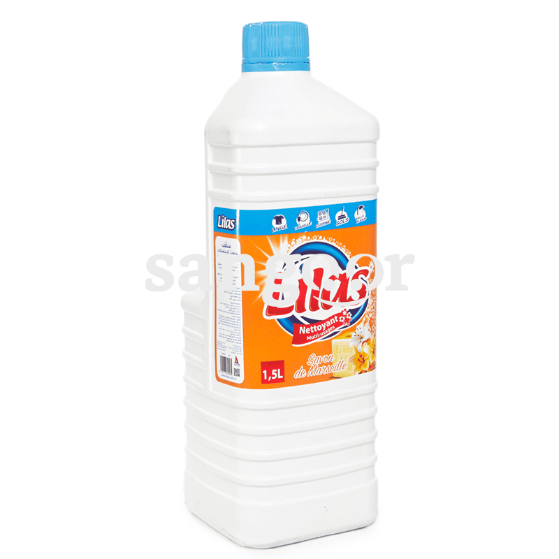LILAS NETTOYANT MULTI USAGE SAVON DE MARSEILLE 1.5L