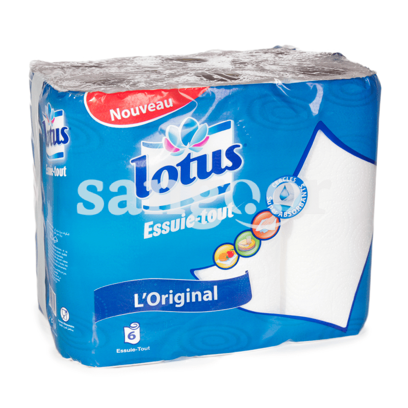 LOTUS ESSUIE-TOUT BLANC 6P