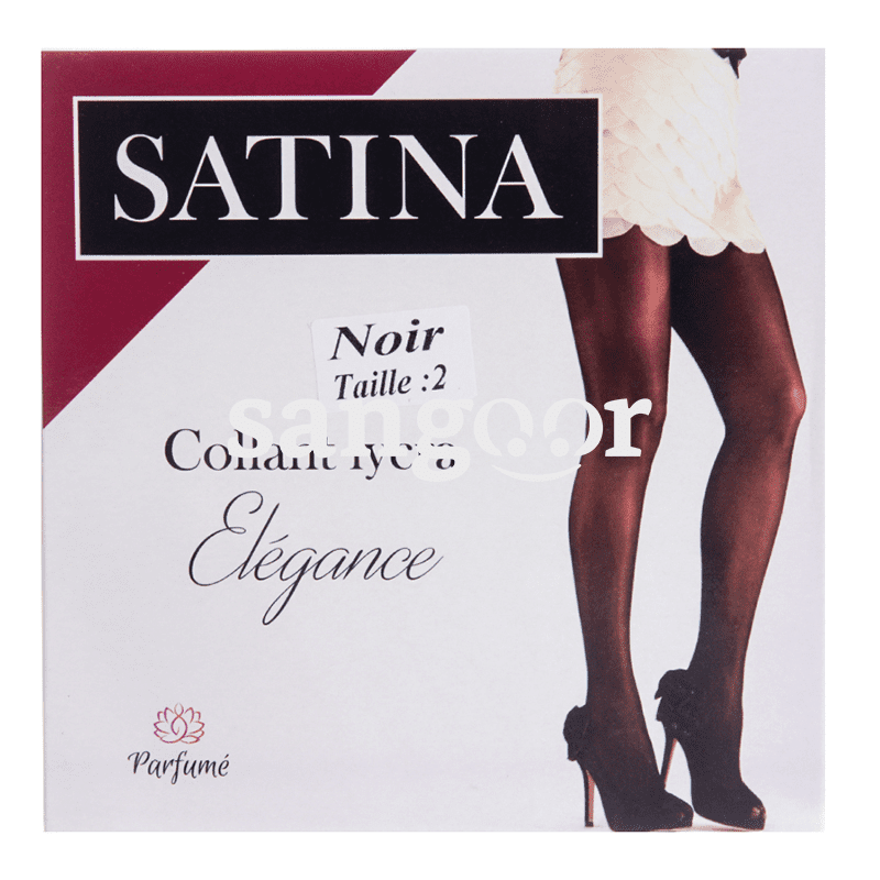 SATINA COLLANT LYCRA ELEGANCE NOIR T2