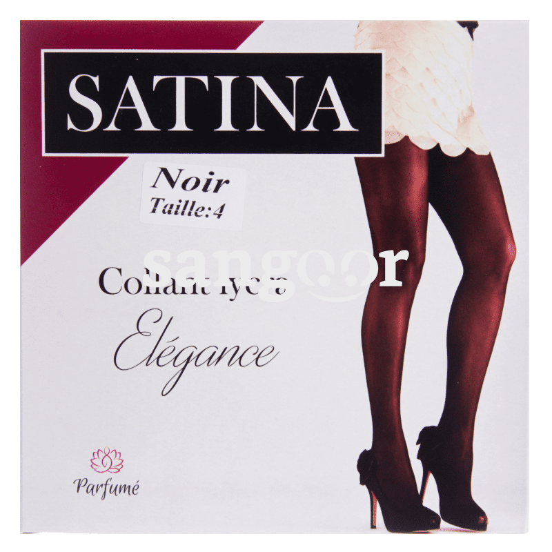SATINA COLLANT LYCRA ELEGANCE NOIR T4