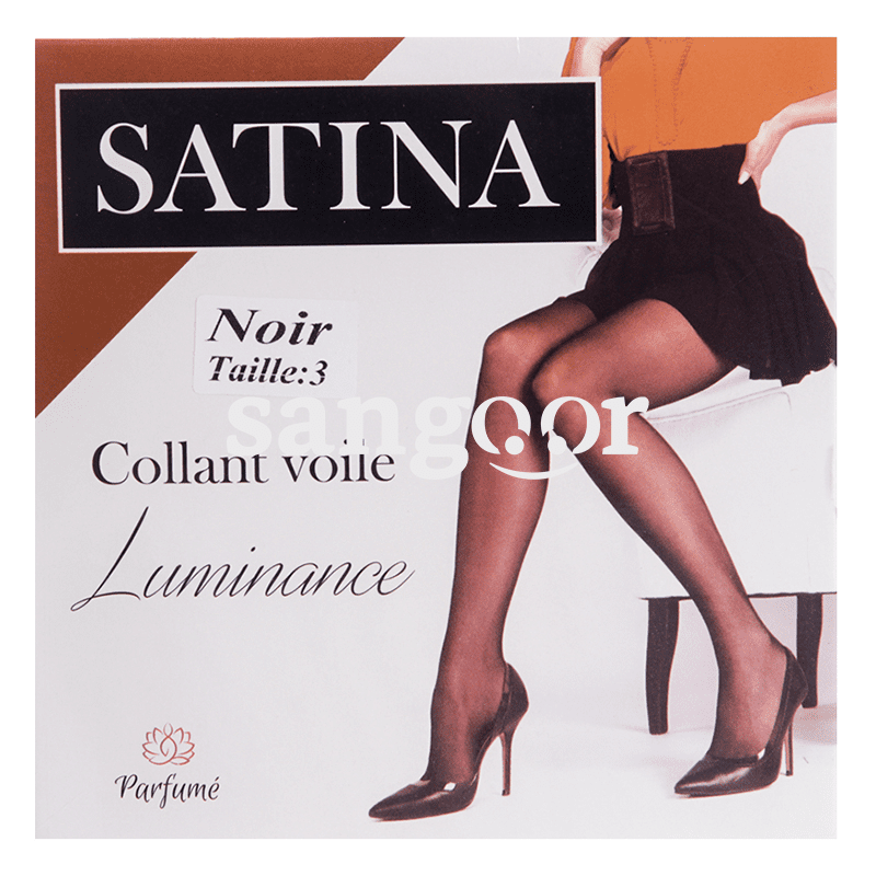 SATINA COLLANT VOILE LUMINANCE NOIR T3
