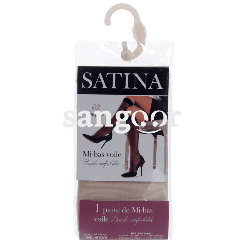 SATINA MI BAS VOILE BANDE CONFORTABLE CARINA