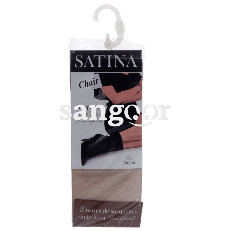 SATINA SOCQUETTES VOILE LYCRA CHAIR LOT DE 3PCS