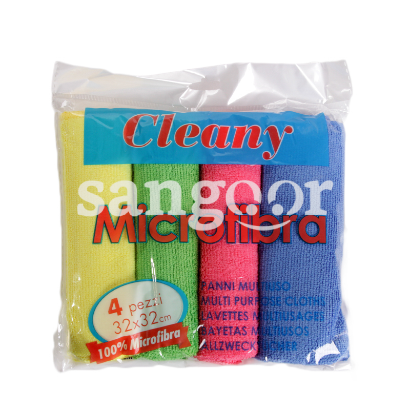 SBRIGO TORCHON MICROFIBRE 154S 4PCS