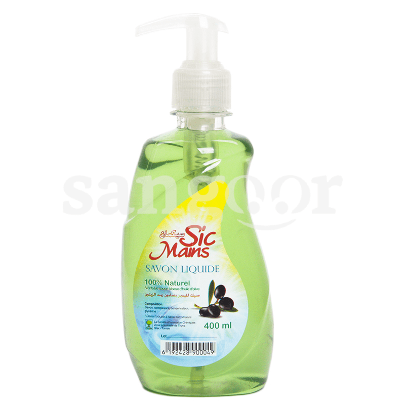SIC SAVON LIQUIDE OLIVE 400ML