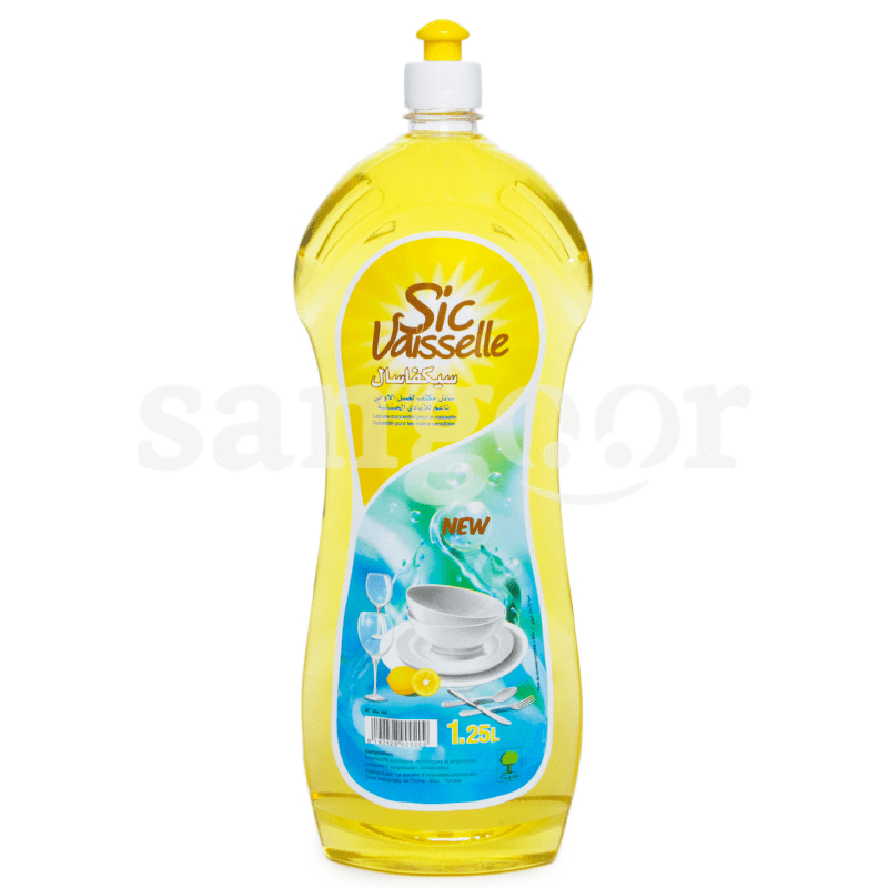 SIC VAISSELLE CITRON 1.25L