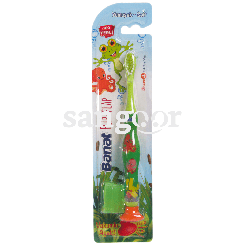 BANAT BROSSE A DENT FLIP FLAP 5+KIDS SOFT