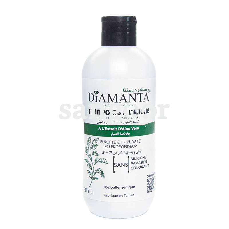 DIAMANTA SHAMPOING ARGILE A L EXTRAIT D ALOE VERA 300ML