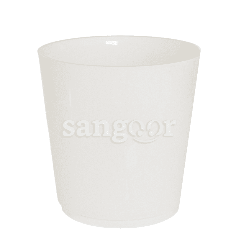 DONICZKA GEOMETRIC POT BLANC 16CM