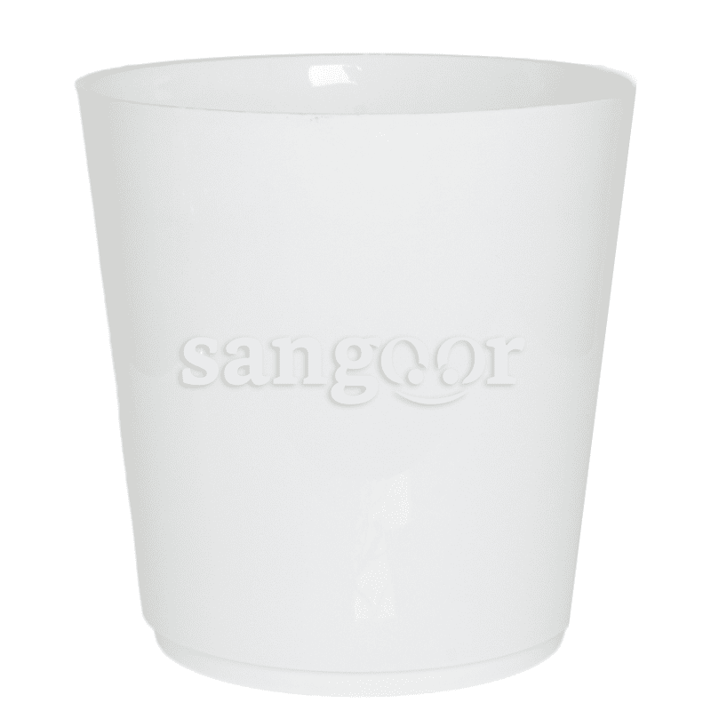 DONICZKA GEOMETRIC POT BLANC 20CM
