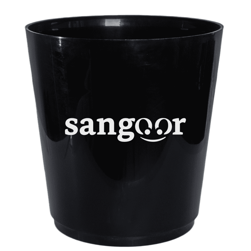 DONICZKA GEOMETRIC POT NOIR 25CM