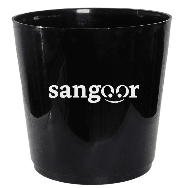 DONICZKA GEOMETRIC POT NOIR 30CM