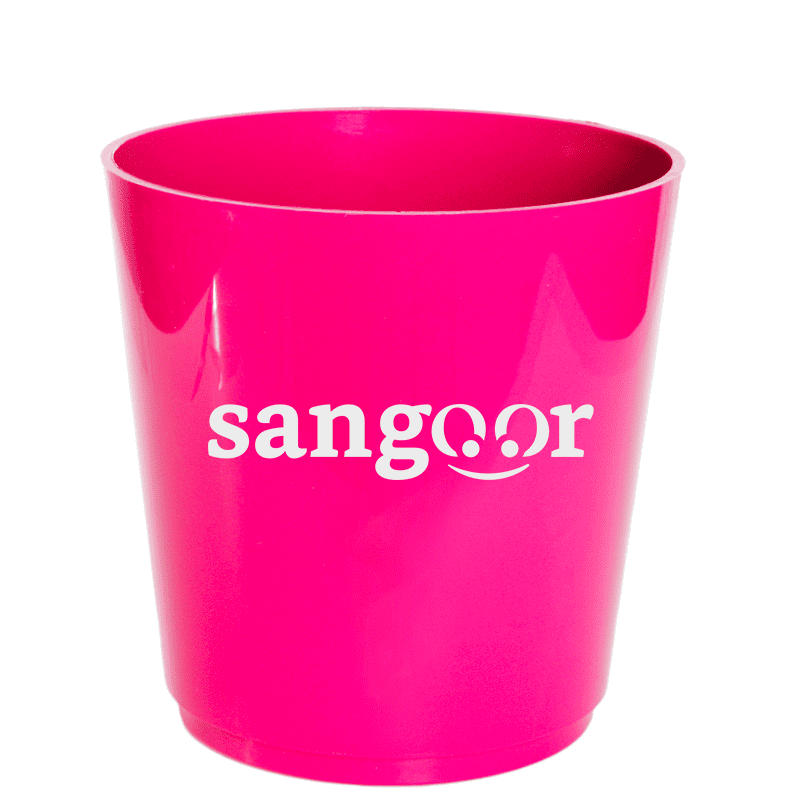 DONICZKA GEOMETRIC POT ROSE 16CM