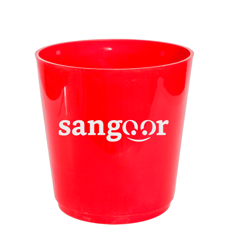 DONICZKA GEOMETRIC POT ROUGE 16CM