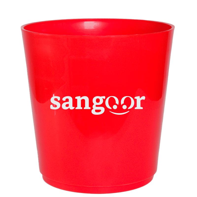 DONICZKA GEOMETRIC POT ROUGE 20CM