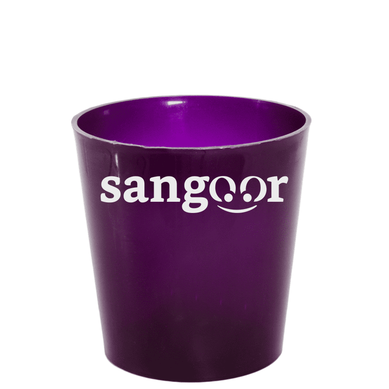 DONICZKA GEOMETRIC POT VIOLET 13CM