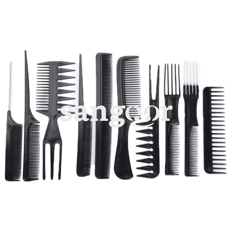 I.S ENSEMBLE PEIGNE COUPE PROFESSIONEL 10PIECES