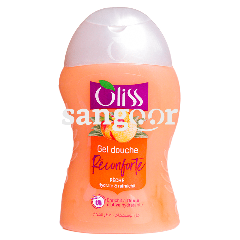 OLISS GEL DOUCHE ANTI STRESS PECHE 400ML