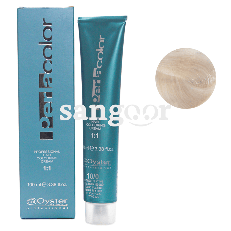 Coloration Naturelle Oyster Perlacolor 10/0 Blond Platine - 100 Ml - Neuf
