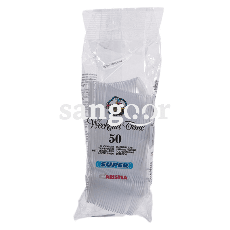 ARISTEA CUILLERE A CAFE TRANSPARENT SUPER 50P