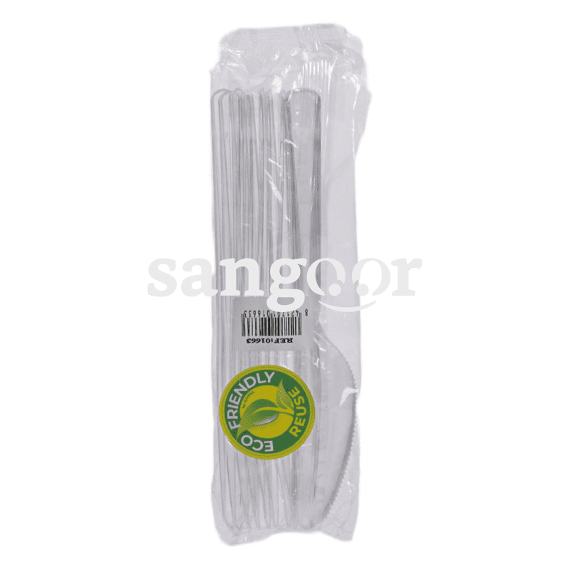 ECO FRIENDLY COUTEAUX PLASTIQUE 12P