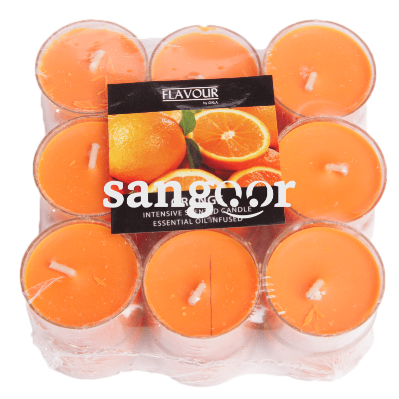 FLAVOUR CHAUFFE PLATS 18PCS38MM PARFUME ORANGE