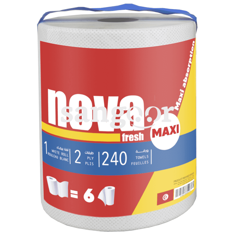 NOVAFRESH-ESSUIE-TOUT-240FEUILLES-BLANC