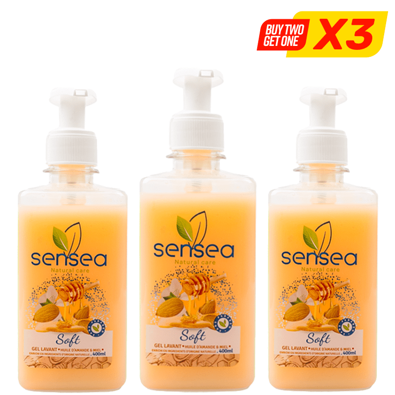 SENSEA-SAVON-LIQUIDE-AMANDE-MIEL-400ML