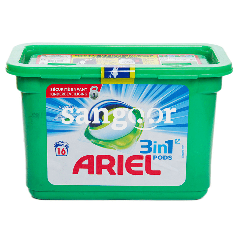 ARIEL CAPSULES 3EN1 16 LAVAGE ALPINE
