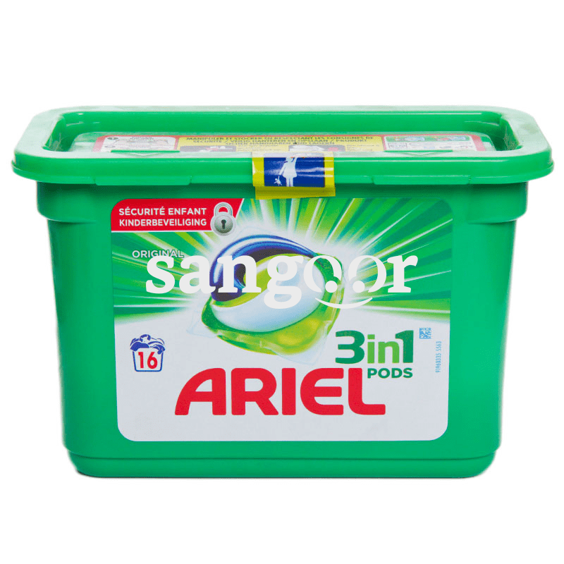 ARIEL CAPSULES 3EN1 16 LAVAGE ORIGINAL