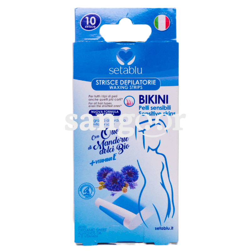 BANDES CIRE SETABLU BODY BIKINI 10PCS